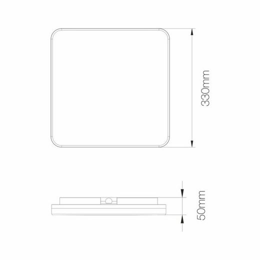 Downlight LED de superficie KORA C LED 25W de Beneito Faure