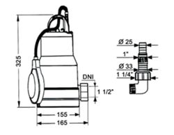 Zatapialna pompa elektryczna SUM-50 Cabel 9200