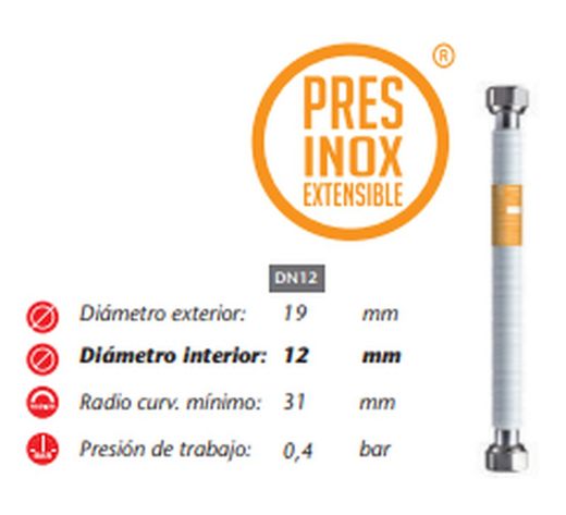 Flexo Presinox Tucai PR H-1/2 H-1/2 30 cm 4366