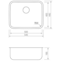 Spüleimer CHEF 5040 ICOBEN 3001004