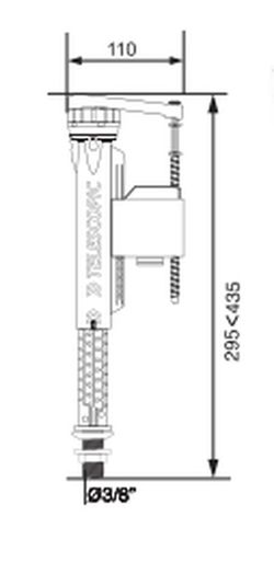 CABEL Lower Servo-valve Float Tap 10721366