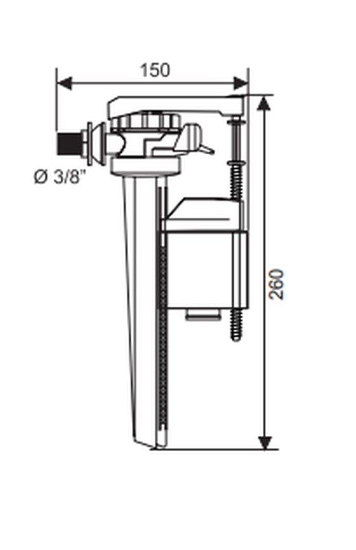 CABEL Sideservoventil flytkran 10721365