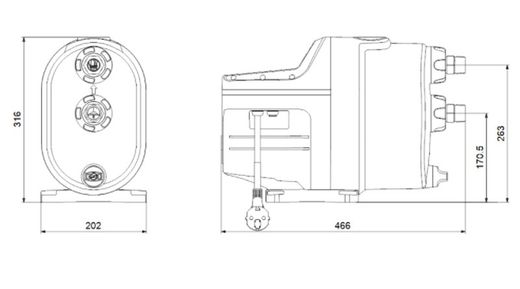 Grundfos Scala 1 Druckgruppe 3-45 1X230V 50HZ Auroaspirante 99530405