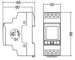 Strömbrytare för gatubelysning ASTRO NOVA CITY 230V OB178012 Orbis