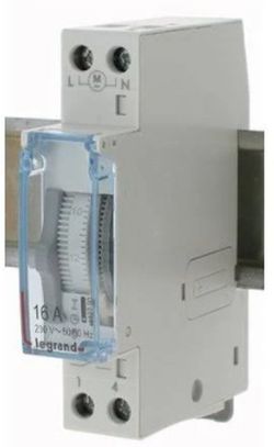 Interruptor Horario Analógico CR/D/1X16/1MOD Legrand  412790