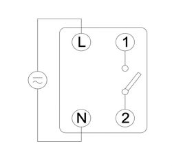 Modulär tidsbrytare UNO QRD 230V OB400232 Orbis
