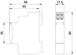 Modulär tidsbrytare UNO QRD 230V OB400232 Orbis