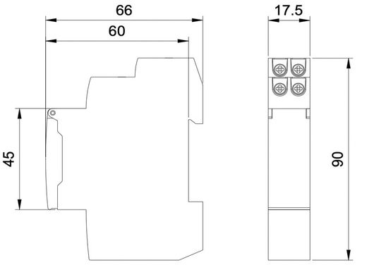 Modulär tidsbrytare UNO QRD 230V OB400232 Orbis