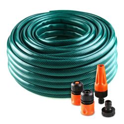 ECO-Polyester-Gartenschlauchset. 5/8 25m Alpha Dyser 48540