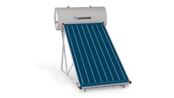 Premium Thermosiphonsystem Solarbausatz 150/200/300 L für Flach-/Schrägdach Junkers