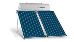 Premium Thermosiphonsystem Solarbausatz 150/200/300 L für Flach-/Schrägdach Junkers
