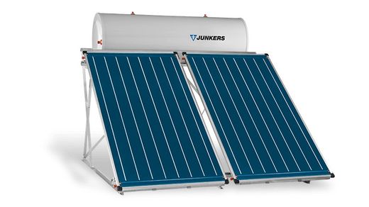 Premium Thermosiphonsystem Solarbausatz 150/200/300 L für Flach-/Schrägdach Junkers