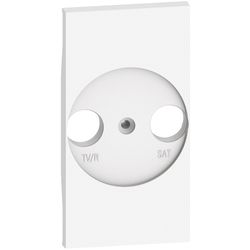 LN- Frontal para mecanismo universal antena TV 2M BLAN KW4212