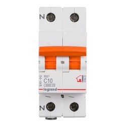 Magnetotérmico vivienda RX3 1P + N 6kA 10A LEGRAND 419925
