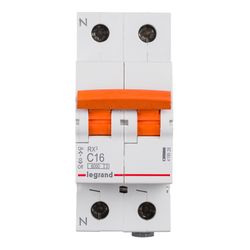 Magnetotérmico vivienda RX3 1P + N 6kA 16A 419926 LEGRAND