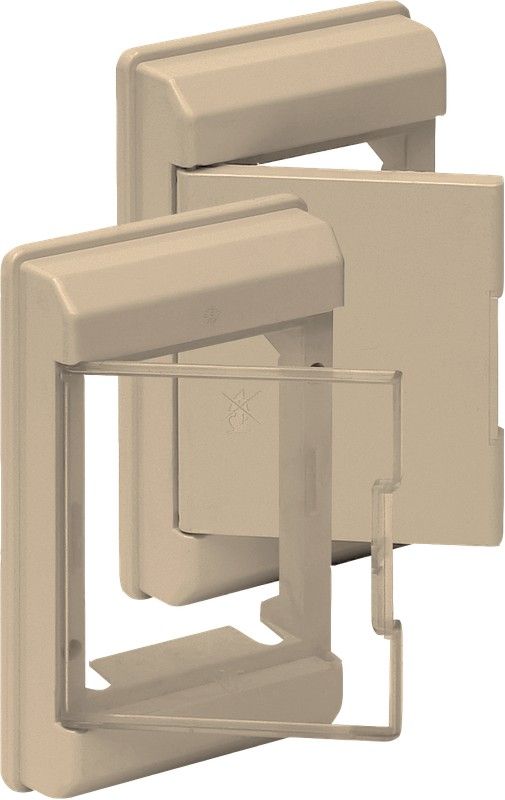 Cadre ivoire et porte transparente pour boîtes de la série CLASSIC. Pour coffrets réf 695 et 699.