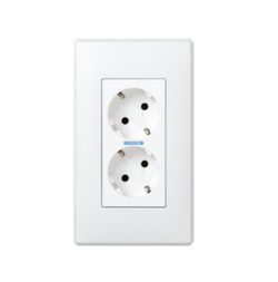 Unterputzrahmen 500 Cima 1 Doppelmodul weiß Simon 51010101-030