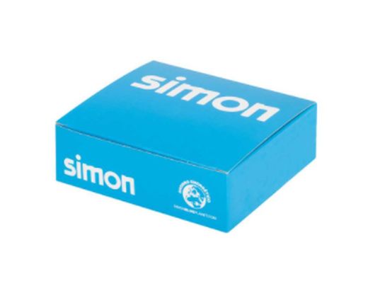 Cornice a filo 500 Cima con 3 moduli doppi bianco Simon 51010103-030