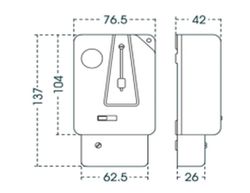 Urmekanisme 230A 1-3 min. Orbis OB080232