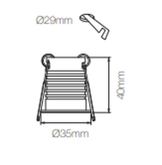 Mini proiettore LED PULSAR R 3,5w 3000k di Beneito e Faure