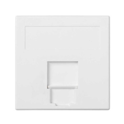 Platte VD 500 Flat Top CG mit 1 weißen Stecker Simon 50000085-030