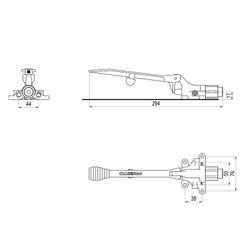 PULSADOR PEDAL PRESTO 570 MONTAJE SUELO | 23970
