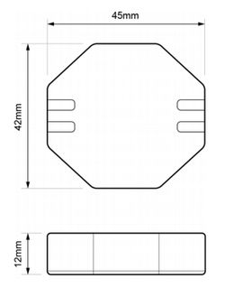 Dimmer LED Lampe DINUY 230V / 12V RE PLA LE1