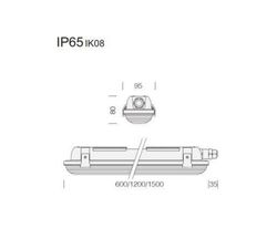 RODA 1783 LED 39W CLD CELL GRÅ 178371