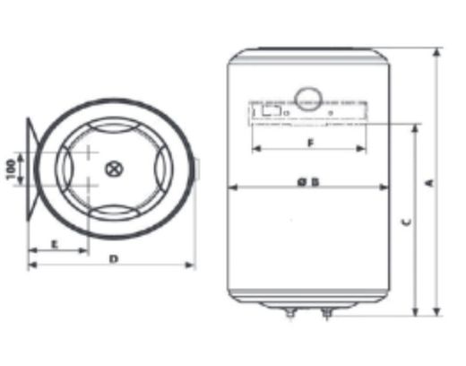 Termo Eléctrico VT Cabel 50L EE.C 941172