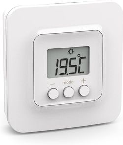 Termostato ambiente rádio para sistema irreversível, zona única/multizona 6053081 Delta Dore