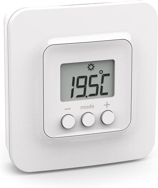 Termostato ambiente rádio para sistema irreversível, zona única/multizona 6053081 Delta Dore