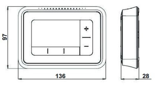 Termostato T4 cableado Honeywell T4H110A1022