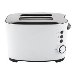 Tostadora blanca 2pc. 850w. KÜKEN 33618