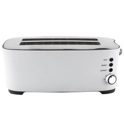 Tostadora Blanca  4pc. 1350w.Grande KUKEN 33620