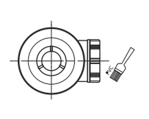 Duschkarventil Ø 60 CABEL 30721370